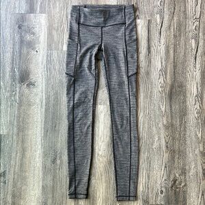 Lululemon Leggings Black Speed Up Tight Workout Leggings Size 4 Moisture Wicking